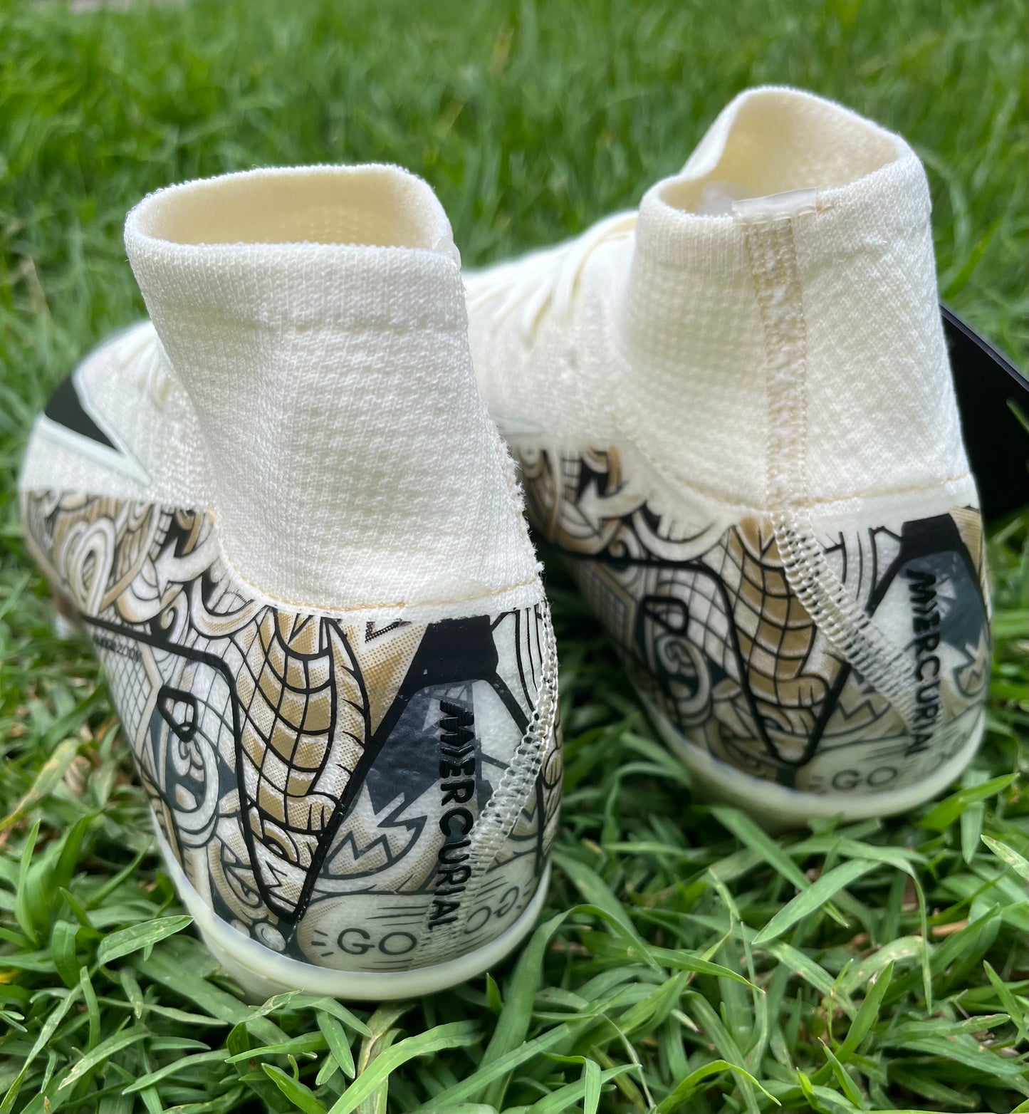 Nike Mercurial Superfly 16 Beige Graffiti Edition
