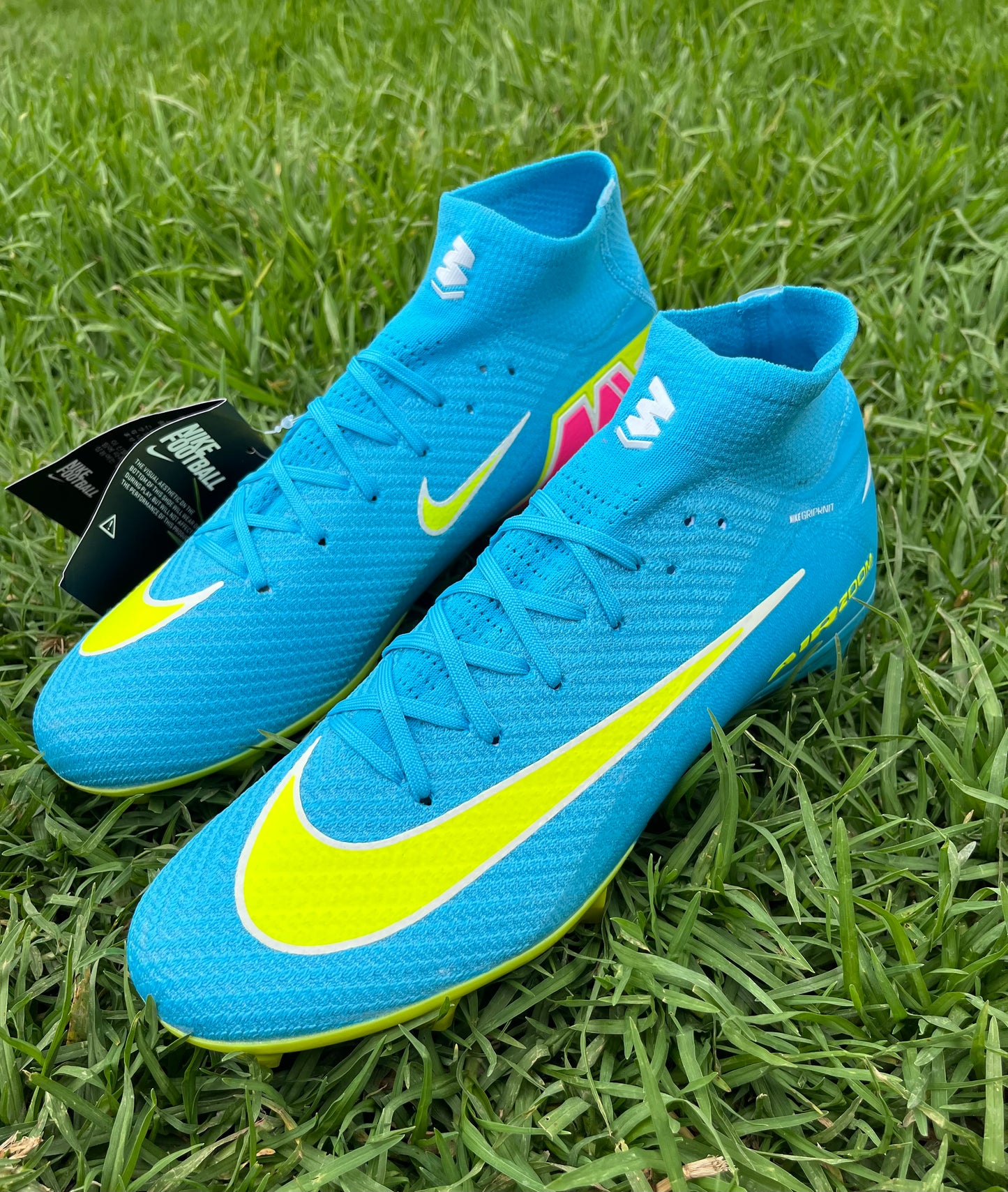Nike Air Zoom Mercurial Superfly 10 Elite FG Azul Claro E Amarela